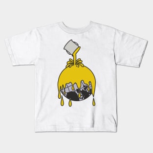 Real Paint (Yellow) Kids T-Shirt